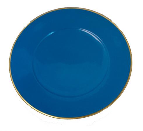 Navy Blue Colored Charger Plate