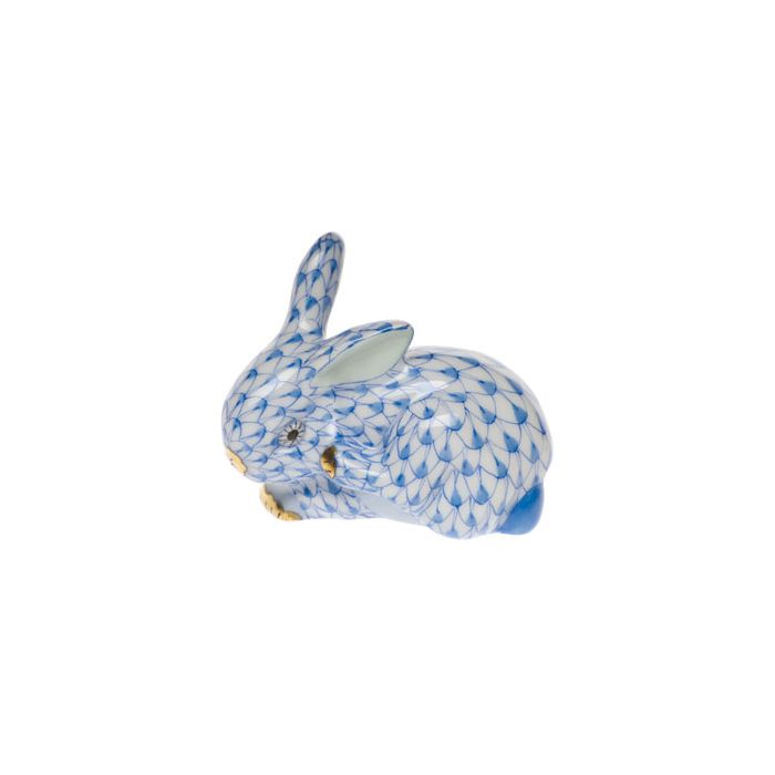 SMALL SCRATCHING BUNNY - BLUE