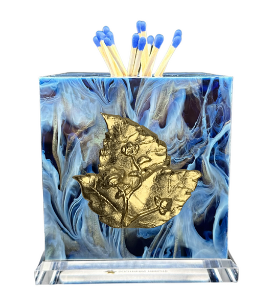 Tobacco Leaf Match Strike - Blue