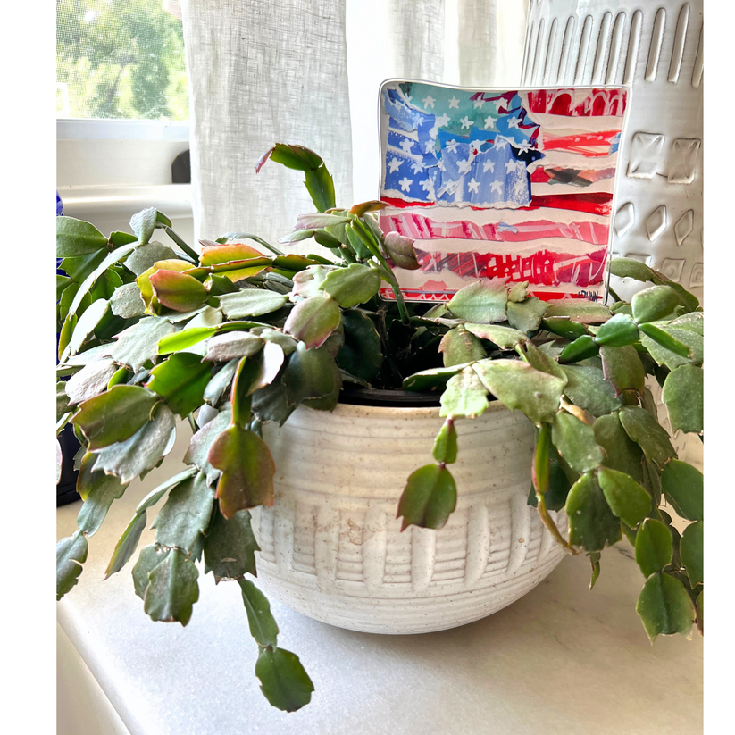 USA Flag Plant Stick