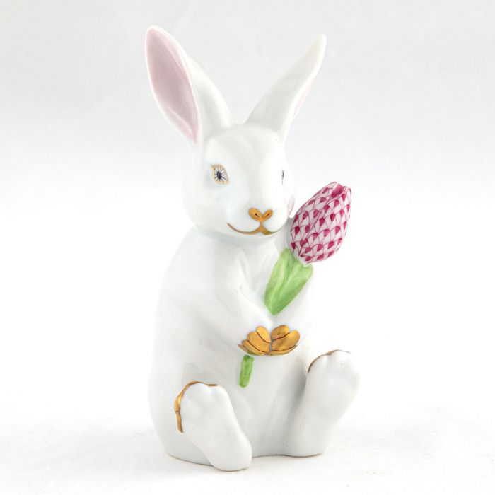 Blossom Bunny - White-Raspberry