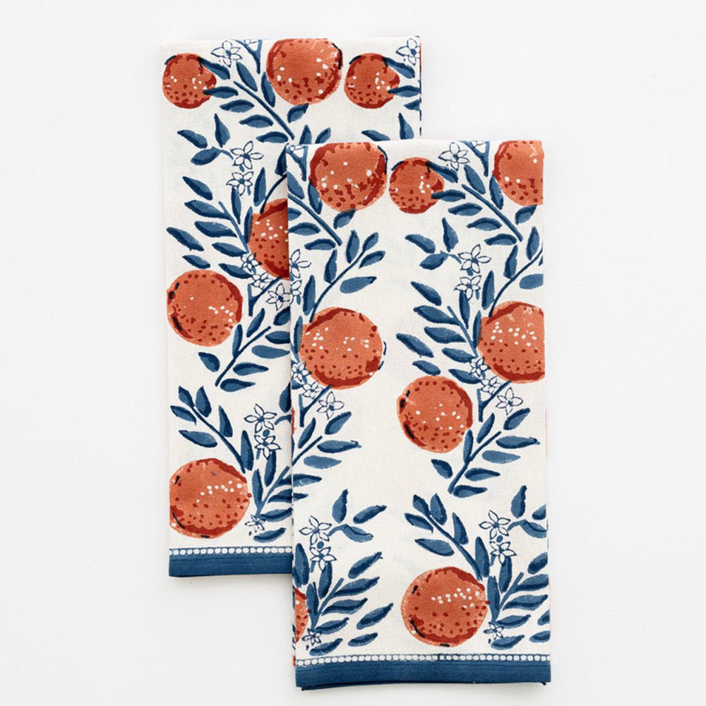 Orange Grove Tea Towel