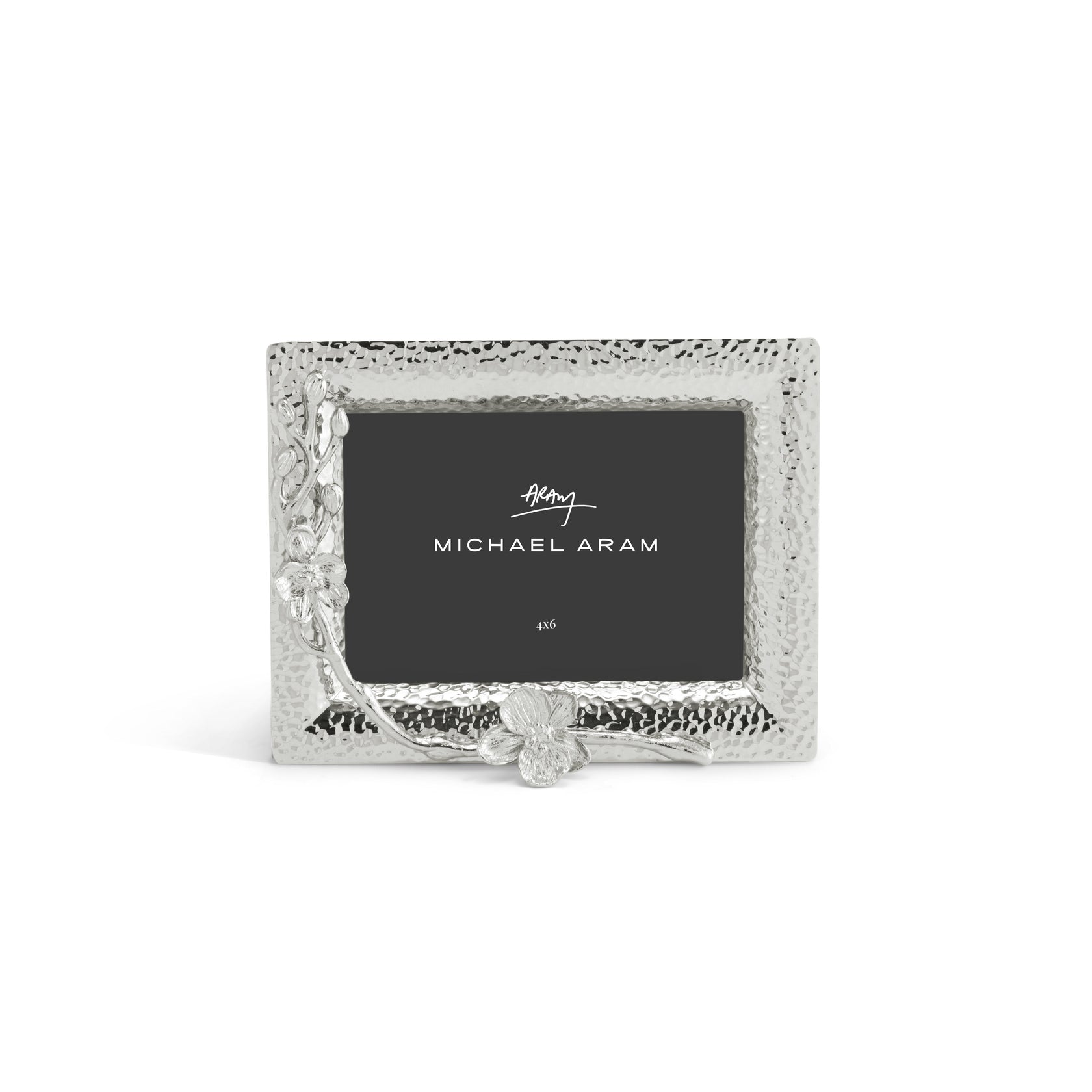 White Orchid 4x6 Photo Frame