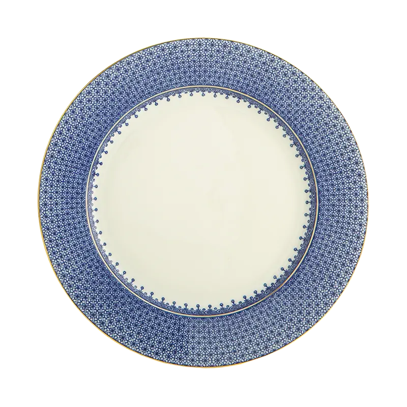 Blue Lace Dessert Plate