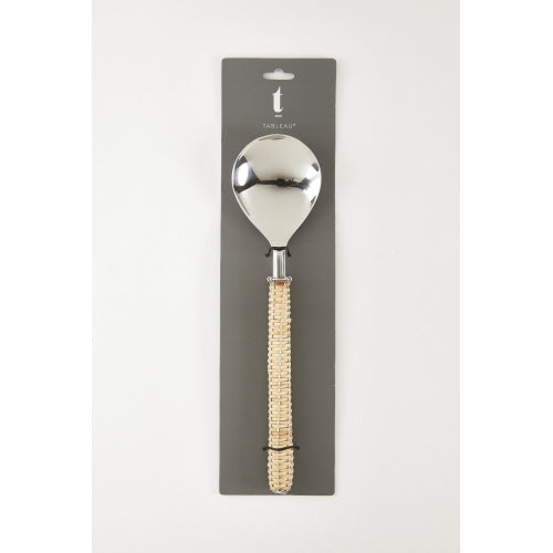 Wicker Handle Serving Spoon